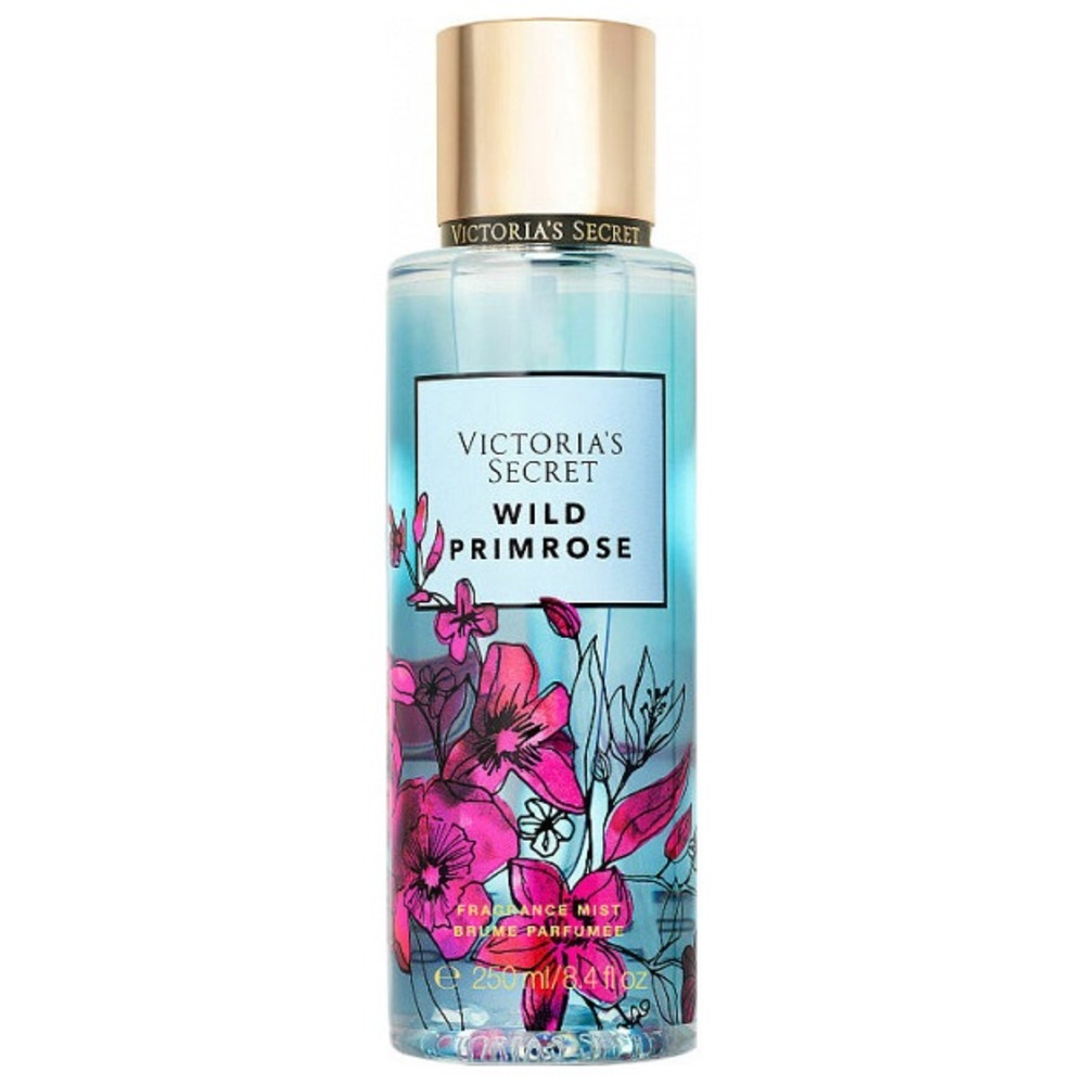 Victoria's Secret Wild Primrose Fragrance Mist - Blue and Pink Floral